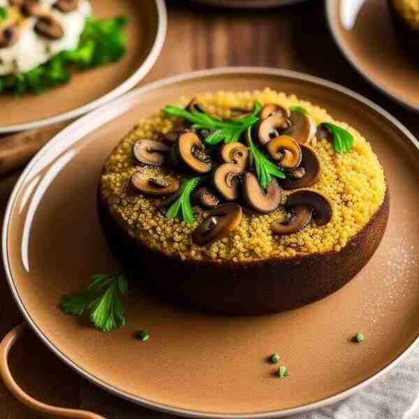 Пшеннокартофельные зразы с грибами